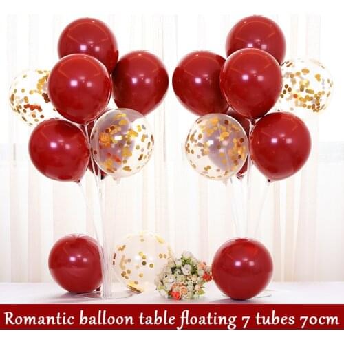 Party Balloons Stand Column Wedding Holder Clear Plastic Balloon Stand Birthday Party Decorations Kids Wedding Balloons