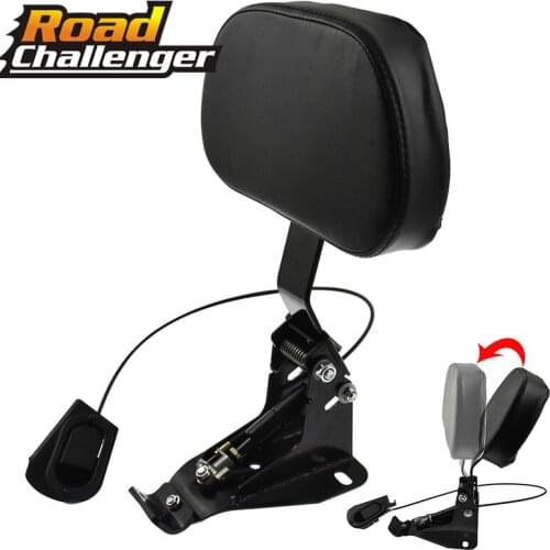 For Harley Touring Electra Road King Street Tour Glide CVO FLHR 2009-2017 2018 Motorcycle Adjustable Rider Backrest Mounting Kit