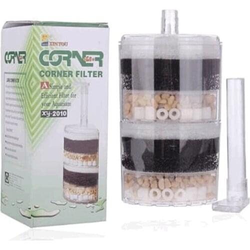 HONGYI New 2 In 1 Underwater AIR Driven Oxygen Releases Aquarium Fish Tank Pond Biochemical Stone Sponge Filter