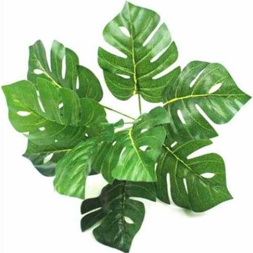 Artificial Plants Grass Turtle Leaves Wall Green Plant Accessories Wedding Decoration Potted Fake Flowers