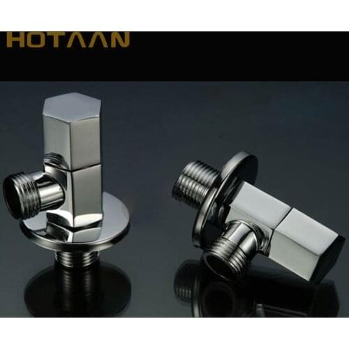 Free shipping,Bathroom copper mixing triangle valve, toilet triangle valve, basin control valve,YT-5125