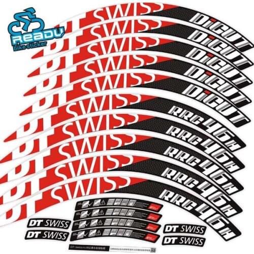 DT rrc46 46 Wheel Sticker set for Road Bike 40-50C Rim Bicycle Cycling Decal