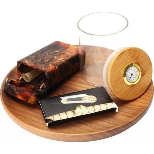 Tobacco Rolling Tray Walnut Wood Weed Tray Smoking Accessories Storage Tray Fruit Plate