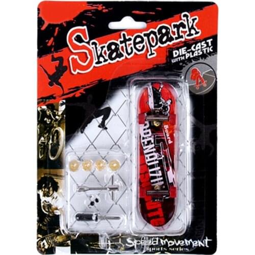 Alloy Stand Plastic Mini Finger Boards Mini Skate Finger Skateboard Kids Toys