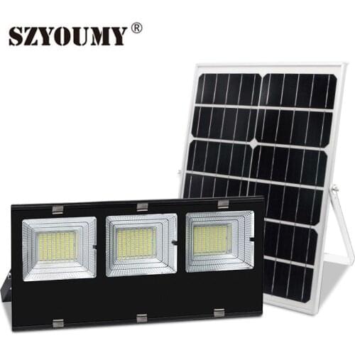 SZYOUMY Solar Power Flood light 60W 120W 180W Remote control Solar street light Outdoor