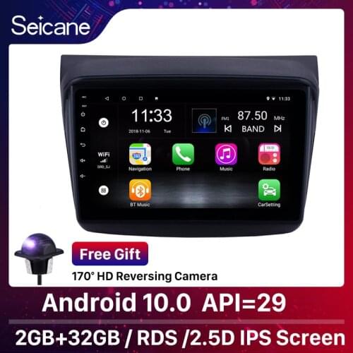 Seicane Android 10.0 RAM 2GB Car GPS Radio Stereo Unit Player For Mitsubishi Pajero Sport/L200/2006+ Triton/2008+ PAJERO 2010