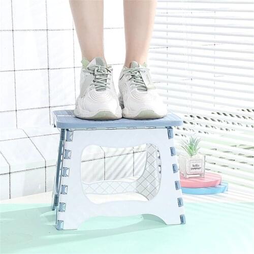 Folding Stool Household Bathroom Child Step Stool Portable Outdoor Foldable Bench Mini Seat Small Chair Fishing Camping Chair