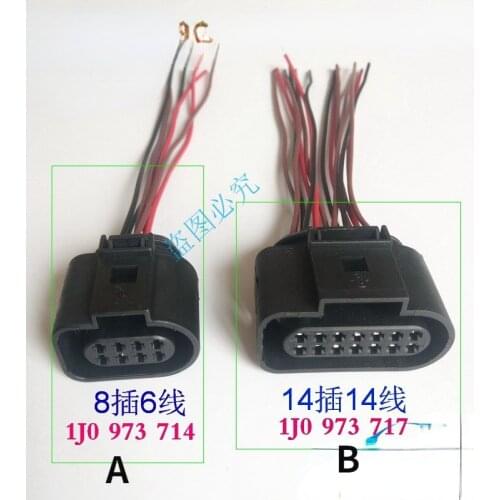 Car Transmission Connector 09G Gearbox Wiring Harness Plug Cable For VW AUDI 4H0 973 717 6X0973717 1J0 973 714 4H0973714