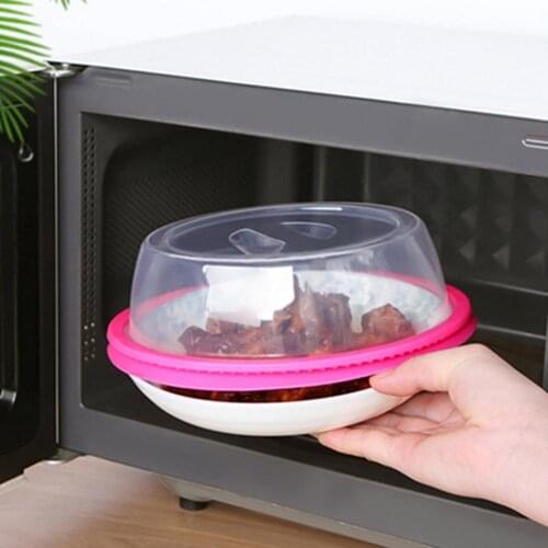 Fresh-keeping Oil-proof Silicone Microwave Cover Reusable heating bowl lid Food Cover Wrap Fresh Keeping Silicone Kitchen Caps