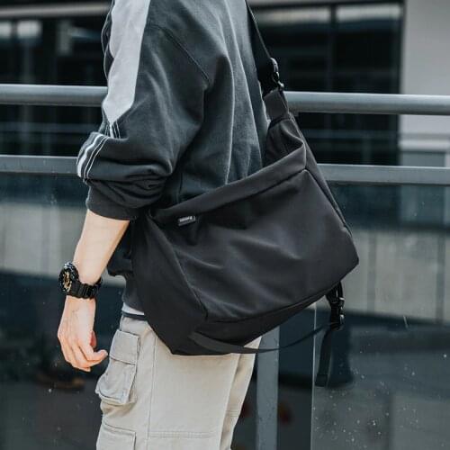 MOYYI Men Messenger Bags High Capacity Casual Teenager Satchels Bags Fashion Travel Couple Small Sling Bag New Design