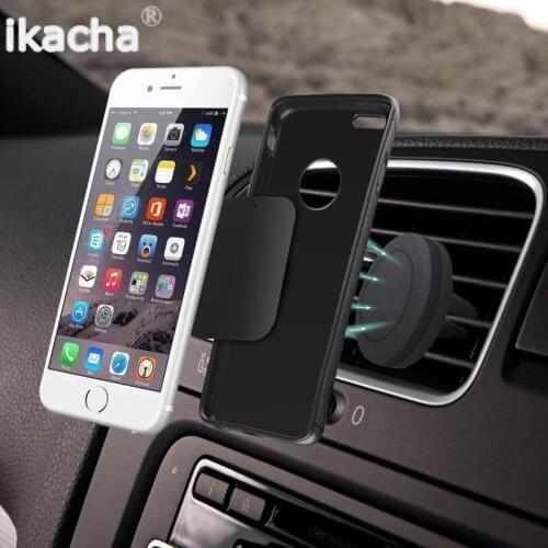 Universal Magnetic Car Phone Holder Air Vent Mount Magnet Cell Phone Stand For Samsung GPS Car Kit for Xiaomi Huawei Sticker