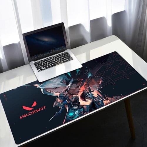 Valorant Mouse Long Pad for Mouse and Keyboard Pc Gamer Complete Pad on the Table Large Mousepad Anime Gaming Desk Accessories