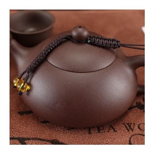 3pcs/lot Chinese pot string handmade rope for tea pot bead decoration on sales ropes for pot of tea lid tea set accessories new