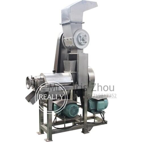 0.5T/h output apple juice extractor orange juicing machine with crusher