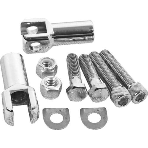 2.25" Foot Peg Supports Mounts Clevis Kits For 2000-2006 Harley Softail Fatboy Motorcycle