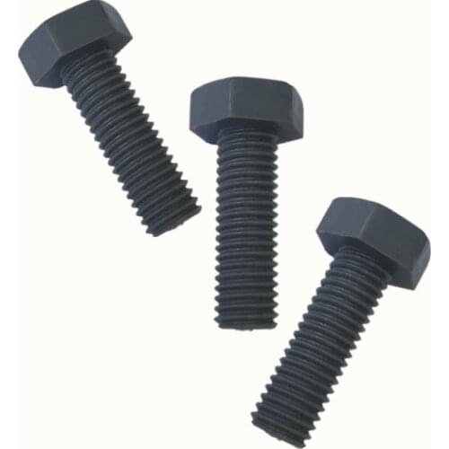 2pcs M10 polyvinyl chlorid PVC screws insulated screw hexagon bolt plastic bolts preservative acid 70mm-100mm length