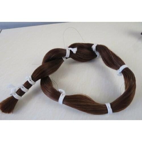 250g dark brown mongolia horse hair violin viola cello bow hair 80-85cm