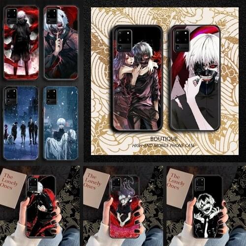 Anime Tokyo Ghoul Phone case For Samsung Galaxy Note 4 8 9 10 20 S8 S9 S10 S10E S20 Plus UITRA Ultra black painting shell art