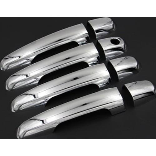 Car styling for Mitsubishi pajero sport 2007-2018 Car accessories ABS Chrome Door handle Protective covering Cover Trim