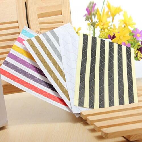 DIY 102 Pcs/lot DIY Colorful Corner Scrapbook Paper Photo Albums Frame Picture Decoration PVC Photo Corner Protect Sticker