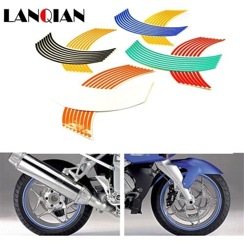 For Honda MSX 125 300 MSX125 MSX300 125MSX 300MSX motorcycle sticker Colorful motor wheel stickers Reflective Rim Strip