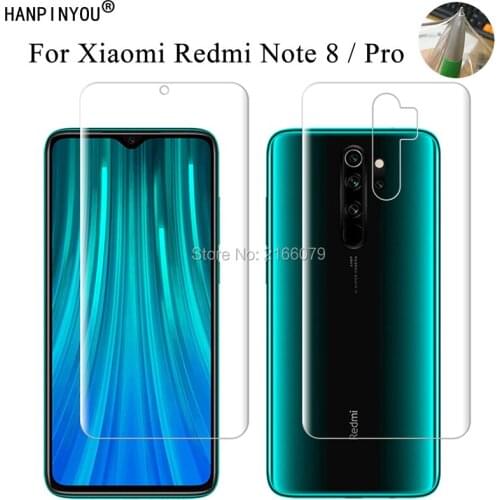 For Xiaomi Redmi Note 8 / Note8 Pro Clear TPU / Matte Anti-Fingerprints Hydrogel Full Cover Soft Screen Protector Film