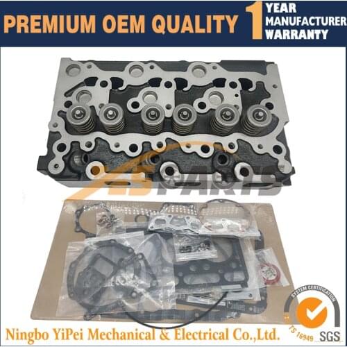 6685857 Cylinder Head Assy W/Full Gasket for Kubota D1703 D1703E Bobcat 238 325 328