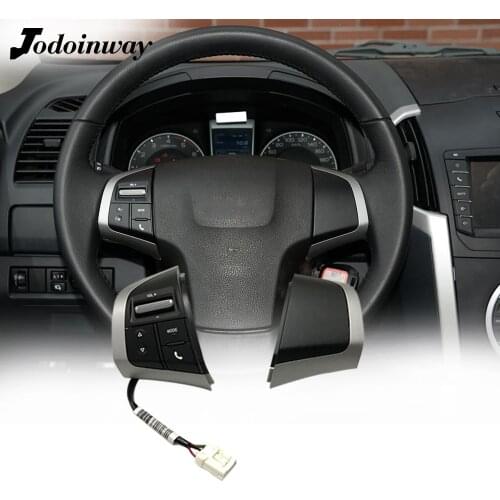 Audio Volume Steering Wheel Switch Multifunction Music Media Bluetooth Control Switches For Isuzu D-Max 2015 2016 2017 2018 DMAX