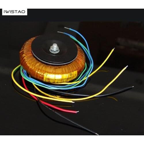 IWISTAO 150W O Type Transformer 4N Oxygen-free Copper Double 18V or 22V 15-0-15V for DAC Preamp Headphone Amp