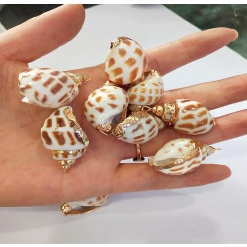 Fine Bohemian Conch Shell Necklace Sea Beach Shell Chain Pendants Necklace Accessories For DIY Women Shell Summer Jewelry