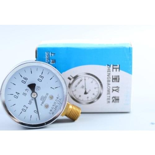 2.5" 60mm brass ,0.1Mpa,0.16Mpa,0.25Mpa,0.4Mpa,0.6Mpa,1Mpa,1.6Mpa,2.5Mpa,etc dry pressure gauge ,lower mount manometer