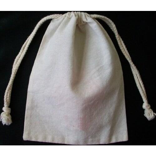 400pcs cotton cheap drawstring bags customized jewelry bags wholesale 7.5*10cm for jewelry packaging ePacket shipping include