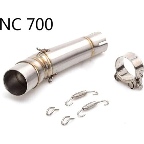 Motorcycle Modified Exhaust Muffler Pipe Stainless Steel Connect Mid Middle Pipe Link Pipe For Honda NC700 NC750X NC 750