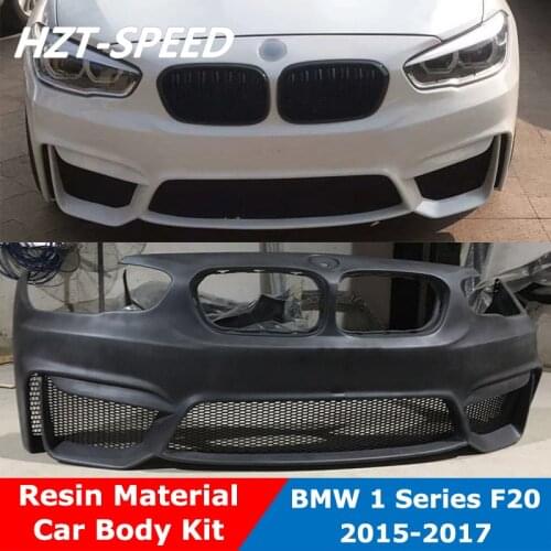 F20 Resin Unpainted Front Bumper Rear Bumper Car Body Kit For BMW 1 Series F20 Modify M4 Appearance2015-2017