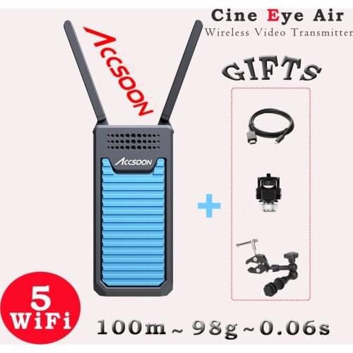 Original Accsoon CineEye Air 5G WIFI Wireless Video Transmitter 100m FHD HDMI transmission For Cameras Gimbal smartphones