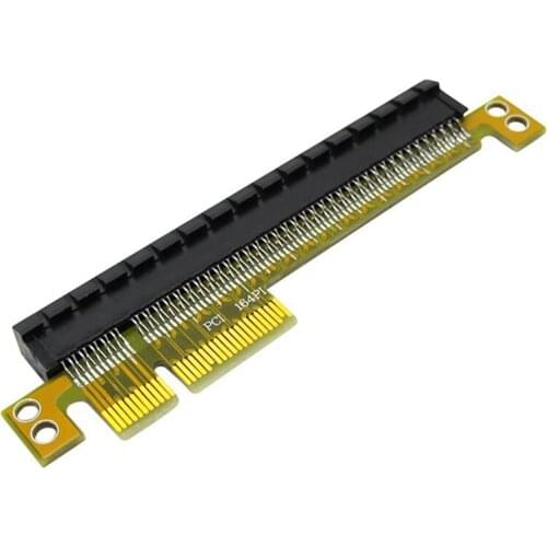 PCI-E 4X to 16X Riser Card PCI Express Converter Male to Female Extender Adapter Support PCIe 4X Card 8X Card 16X Card