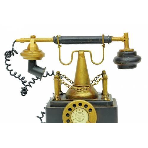 GIFT HOBBY ORNAMENT ANTIQUE MODEL DECORATIVE METAL PHONE CUMBAR