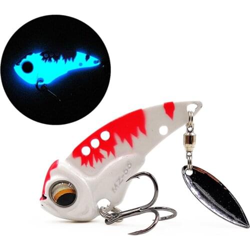 MZ55 metal vib blade lure 55mm 13g sinking vibration baits artificial vibe for bass pike perch fishing fishing lure
