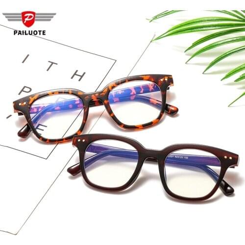 Transparent Blue Light Glasses Women Eyeglasses Frames Blocking Computer Optical Vintage Lentes Opticos Para Mujer Glasses Men