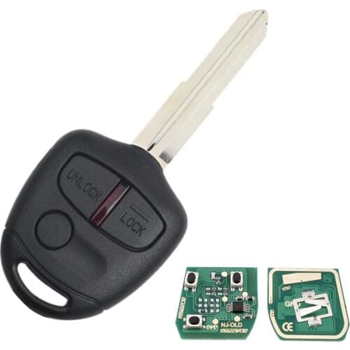 XRSHKEY 3 Buttons Remote key For Mitsu 433Mhz Transponder Chip ID46 For Mitsu L200 Shogun Pajero Triton Key MIT11