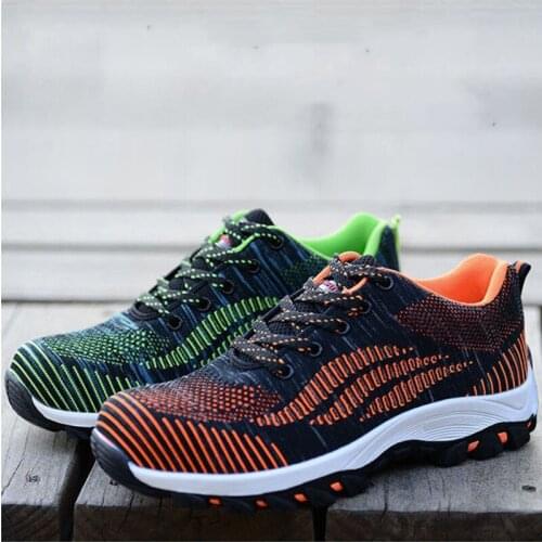 Work Sneakers Men Indestructible Steel Toe Work Shoes Safety Boot Men Shoes Anti-puncture Working Shoes For Men Dropshipping