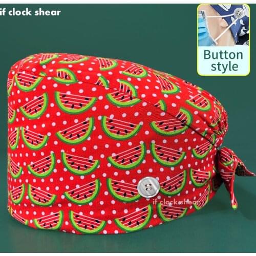 Scrub Caps Nurse Nursing Skull Cap Women Men 100% Cotton Dental Clinic Headwear Veterinary Work Hats Beauty salon doctor hat spa