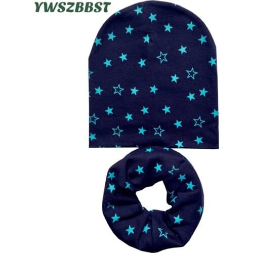 2021 New Spring Autumn Winter Girls Hat Set Crochet Children Hats Girl Boy Cap Baby Beanies Caps Toddlers Kids Hat Scarf Collars