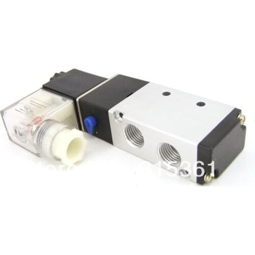 Brand New DC12V 5 Way 2 Position Exhaust 1/8" Solenoid Valve 4V210-08