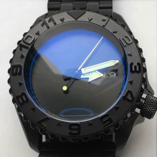 Steel Sloped Bezel insert 38*30.6mm For New SEIKO 5 SKX007 SRPD53 Watch Parts Bezel Outer Ring Replacement parts