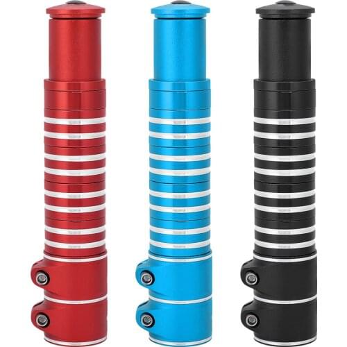 185mm Bike Handlebar Fork Stem Riser Rise Up Extender Extension Heads Up Black Bicycle Adaptor Durable MTB Mountain Cycling Part