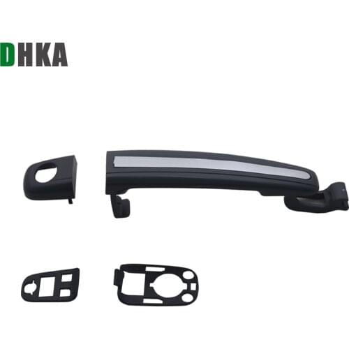 DHKA OUTSIDE EXTERIOR DOOR HANDLE For PEUGEOT 307 2001 2002 2003 2004 2005 2006 OEM: FR:9101-W2 FL:9101-W3 FR:9101-W8 + 9101-A
