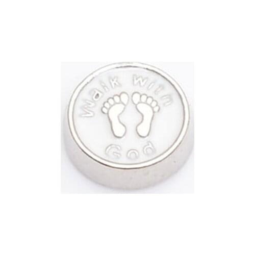Walk with God, Floating charms,Fit floating charm lockets, FC0104
