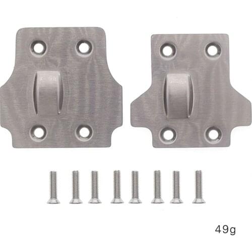 Chassis Guard Front Rear Skid Plate Set for 1/8 BLX Arrma Kraton Senton Outcast Talion RC Car Modification Kits