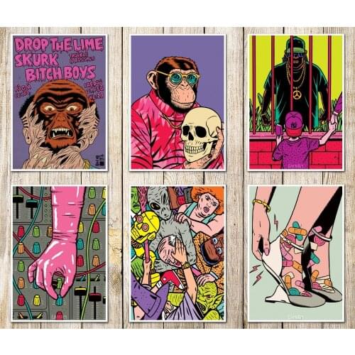 A Clockwork Orange Pop Art Posters Bedroom Livingroom Decoration Glossy Paper Home Movie Poster For Home Art Decoration Posters